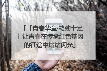 「青春华章·赣劲十足」让青春在传承红色基因的征途中熠熠闪光