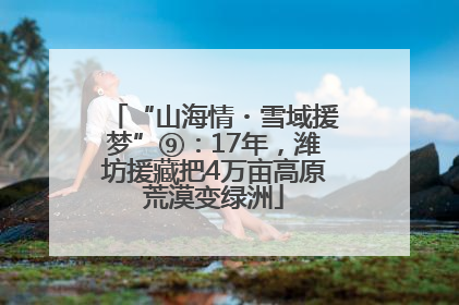 “山海情・雪域援梦”⑨：17年，潍坊援藏把4万亩高原荒漠变绿洲