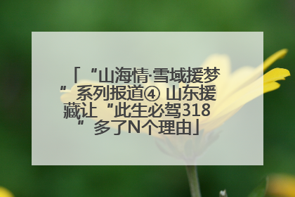 “山海情·雪域援梦”系列报道④ 山东援藏让“此生必驾318”多了N个理由