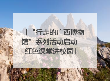 “行走的广西博物馆”系列活动启动 红色课堂进校园