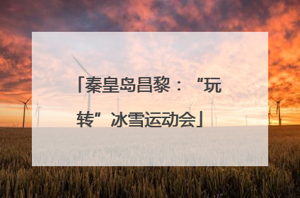 秦皇岛昌黎：“玩转”冰雪运动会