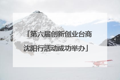 第六届创新创业台商沈阳行活动成功举办