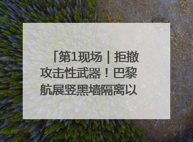 第1现场｜拒撤攻击性武器！巴黎航展竖黑墙隔离以色列四展台