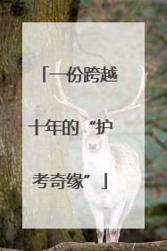 一份跨越十年的“护考奇缘”