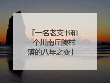 一名老支书和一个川南丘陵村落的八年之变