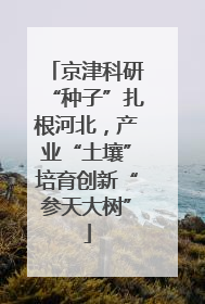 京津科研“种子”扎根河北，产业“土壤”培育创新“参天大树”
