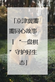 京津冀瓣瓣同心故事丨“一盘棋”守护好生态