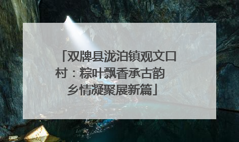 双牌县泷泊镇观文口村：粽叶飘香承古韵 乡情凝聚展新篇