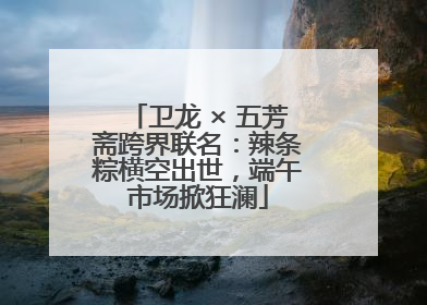 卫龙 × 五芳斋跨界联名：辣条粽横空出世，端午市场掀狂澜