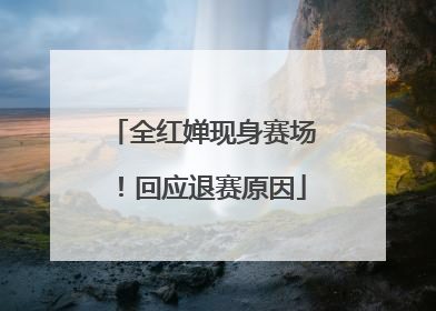 全红婵现身赛场！回应退赛原因