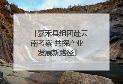 嘉禾县组团赴云南考察 共探产业发展新路径