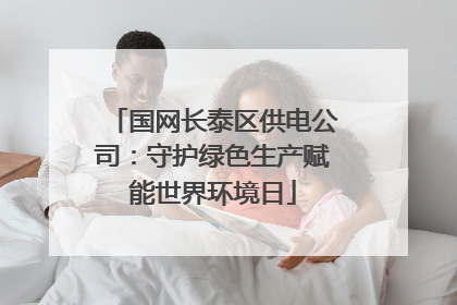 国网长泰区供电公司：守护绿色生产赋能世界环境日