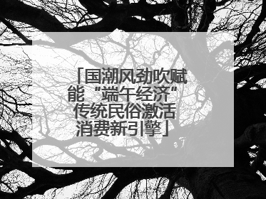 国潮风劲吹赋能“端午经济” 传统民俗激活消费新引擎