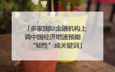 多家国际金融机构上调中国经济增速预期 “韧性”成关键词