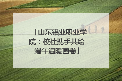 山东铝业职业学院：校社携手共绘端午温暖画卷
