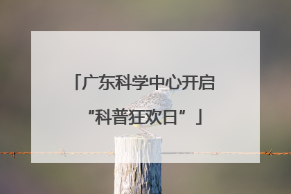 广东科学中心开启“科普狂欢日”