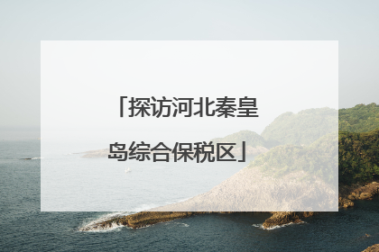 探访河北秦皇岛综合保税区