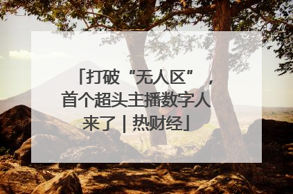 打破“无人区”，首个超头主播数字人来了｜热财经
