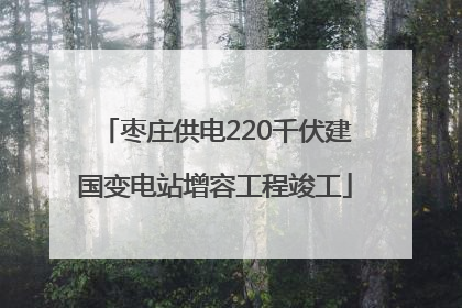 枣庄供电220千伏建国变电站增容工程竣工