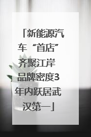 新能源汽车“首店”齐聚江岸 品牌密度3年内跃居武汉第一