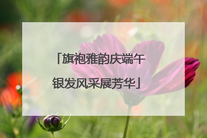 旗袍雅韵庆端午 银发风采展芳华