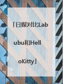 日媒对比Labubu和HelloKitty
