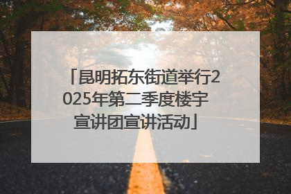 昆明拓东街道举行2025年第二季度楼宇宣讲团宣讲活动