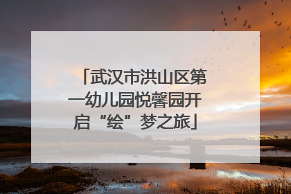 武汉市洪山区第一幼儿园悦馨园开启“绘”梦之旅