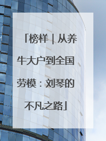 榜样｜从养牛大户到全国劳模：刘琴的不凡之路
