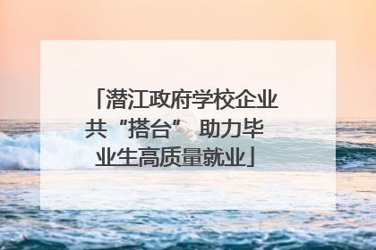 潜江政府学校企业共“搭台” 助力毕业生高质量就业