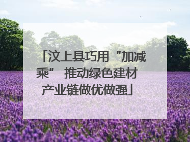 汶上县巧用“加减乘” 推动绿色建材产业链做优做强