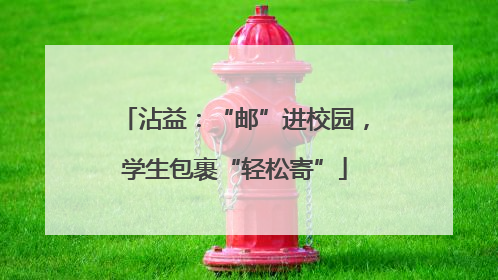 沾益：“邮”进校园，学生包裹“轻松寄”