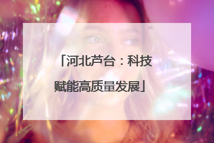 河北芦台：科技赋能高质量发展