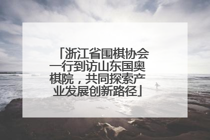 浙江省围棋协会一行到访山东国奥棋院，共同探索产业发展创新路径