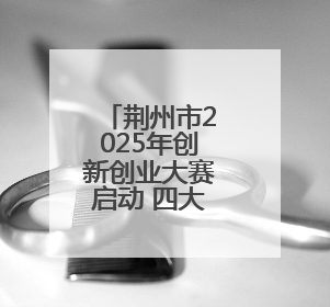 荆州市2025年创新创业大赛启动 四大赛道助力产业升级与人才集聚