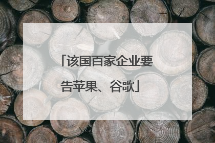 该国百家企业要告苹果、谷歌