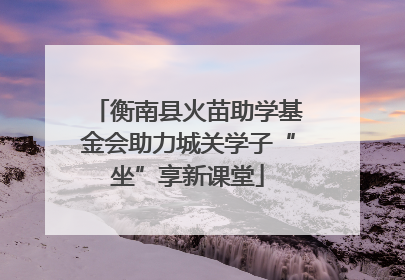 衡南县火苗助学基金会助力城关学子“坐”享新课堂