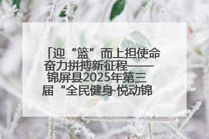 迎“篮”而上担使命 奋力拼搏新征程——锦屏县2025年第三届“全民健身·悦动锦屏”篮球赛圆满闭幕