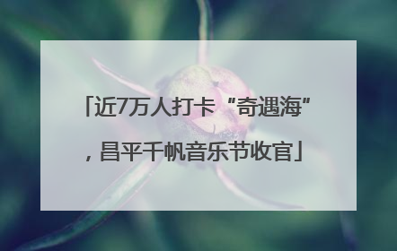 近7万人打卡“奇遇海”，昌平千帆音乐节收官