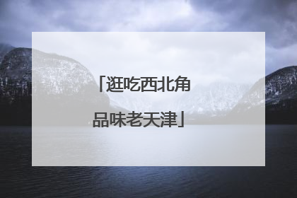 逛吃西北角 品味老天津