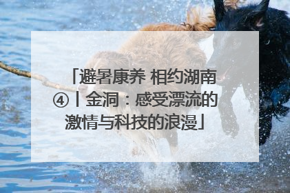 避暑康养 相约湖南④丨金洞：感受漂流的激情与科技的浪漫