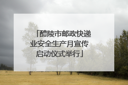 醴陵市邮政快递业安全生产月宣传启动仪式举行