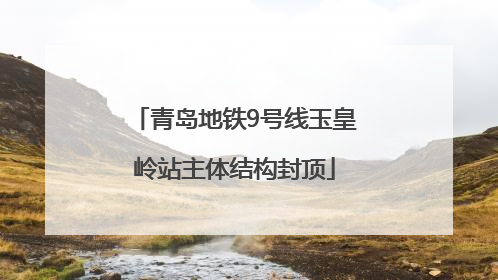 青岛地铁9号线玉皇岭站主体结构封顶