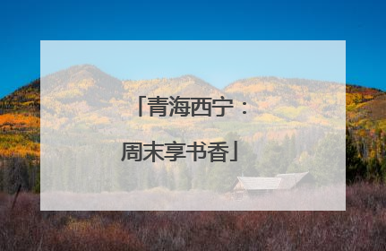 青海西宁：周末享书香