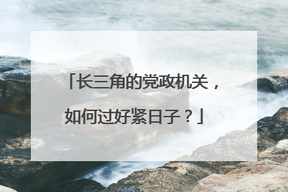长三角的党政机关，如何过好紧日子？