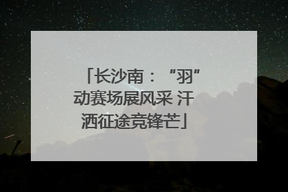 长沙南：“羽”动赛场展风采 汗洒征途竞锋芒