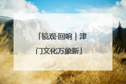 镜观·回响｜津门文化万象新