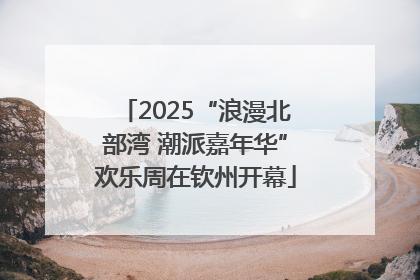 2025“浪漫北部湾 潮派嘉年华”欢乐周在钦州开幕