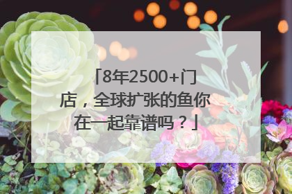 8年2500+门店，全球扩张的鱼你在一起靠谱吗？